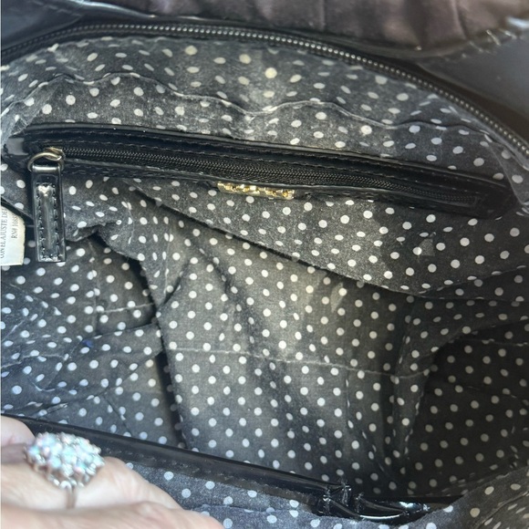 Lulu Guinness Black Polka Dot Bag Set - Picture 5 of 10